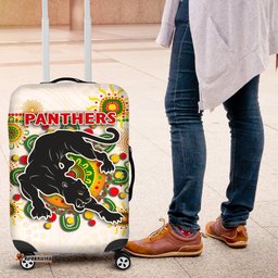 Penrith Luggage Covers Indigenous Panthers White