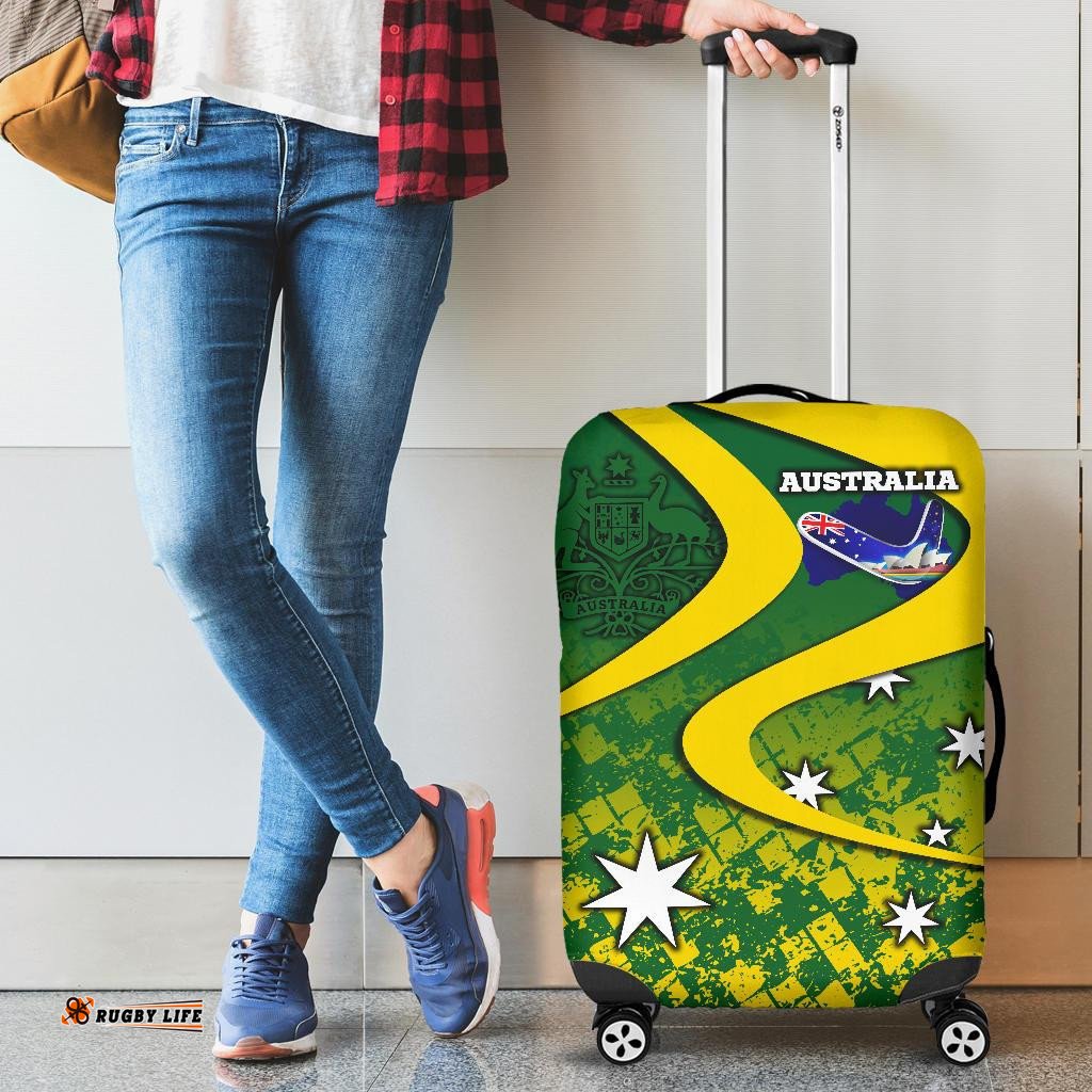 Luggage Cover - Australia National Color Suitcase Cover