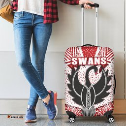 Sydney Luggage Covers Indigenous Swans