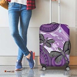 Memorial Australia Luggage Cover You Will Be Remembered Aboriginal Art