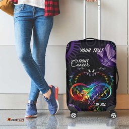 Australia Aboriginal Dot Arts Luggage Cover Fight Cancer In All Colors