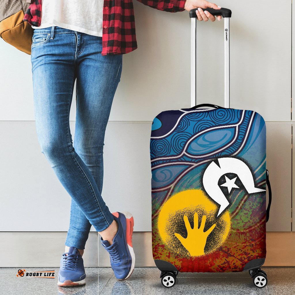 Aboriginal Luggage Covers Aboriginal and Torres Strait Islanders Flag