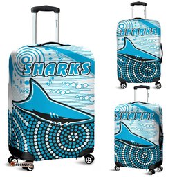 Sharks Luggage Covers Cronulla Indigenous Unique