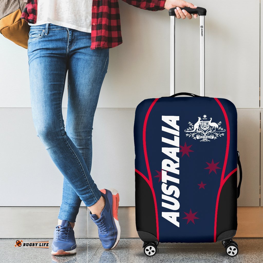 Luggage Cover - Australian Coat Of Arms Suitcase Cover