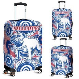 Western Luggage Covers Bulldogs Simple Indigenous