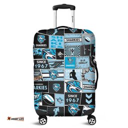 Cronulla Sutherland Sharks Team Of Us Die Hard Fan Supporters Comic Style Luggage Cover