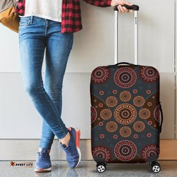 Luggage Cover Aboriginal Dot Painting Ver02