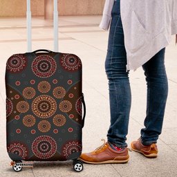 Luggage Cover Aboriginal Dot Painting Ver02