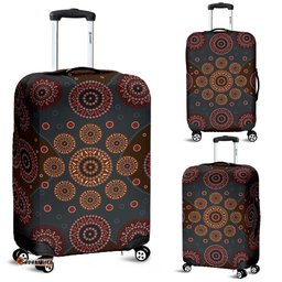 Luggage Cover Aboriginal Dot Painting Ver02