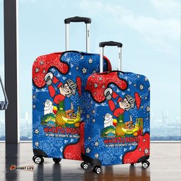 Newcastle Knights Custom Australian Big Things Luggage Cover