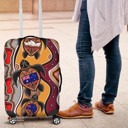 Luggage Covers Aboriginal Patterns Turtle