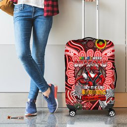 NAIDOC Week 2024 Dragons Luggage Cover Mascot Rugby