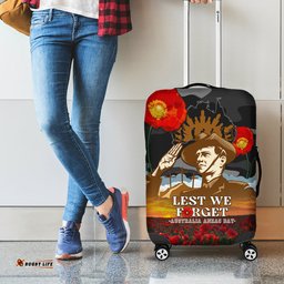 Australia ANZAC Day Luggage Cover Lest We Forget Australian Army Corps