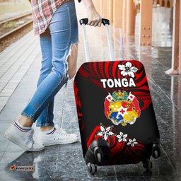 Mate Ma'a Tonga Rugby Luggage Covers Polynesian Unique Vibes Red