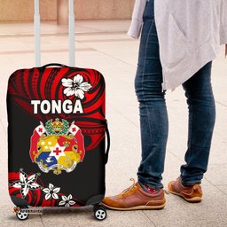 Mate Ma'a Tonga Rugby Luggage Covers Polynesian Unique Vibes Red