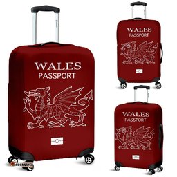 Wales Passport Luggage Cover