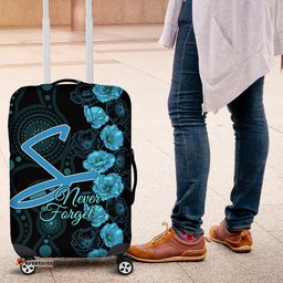 Strikers Cricket Never Forget Custom Luggage Cover ANZAC Day with Poppy Aboriginal