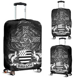 Celtic Luggage Covers Brittany Flag With Celtic Cross