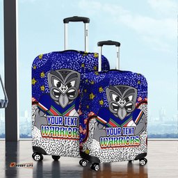 New Zealand Warriors Custom Team With Dot And Star Patterns For Tough Fan Luggage Cover
