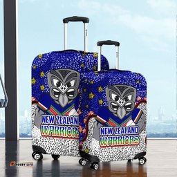 New Zealand Warriors Custom Team With Dot And Star Patterns For Tough Fan Luggage Cover