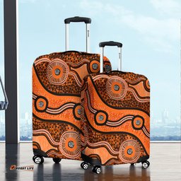 Australia Aboriginal Australian Aboriginal Background Luggage Cover