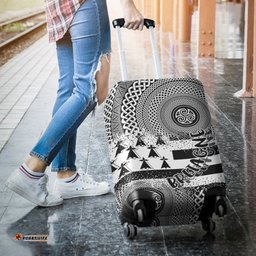 Celtic Brittany Luggage Cover Brittany Flag With Celtic Triskelion