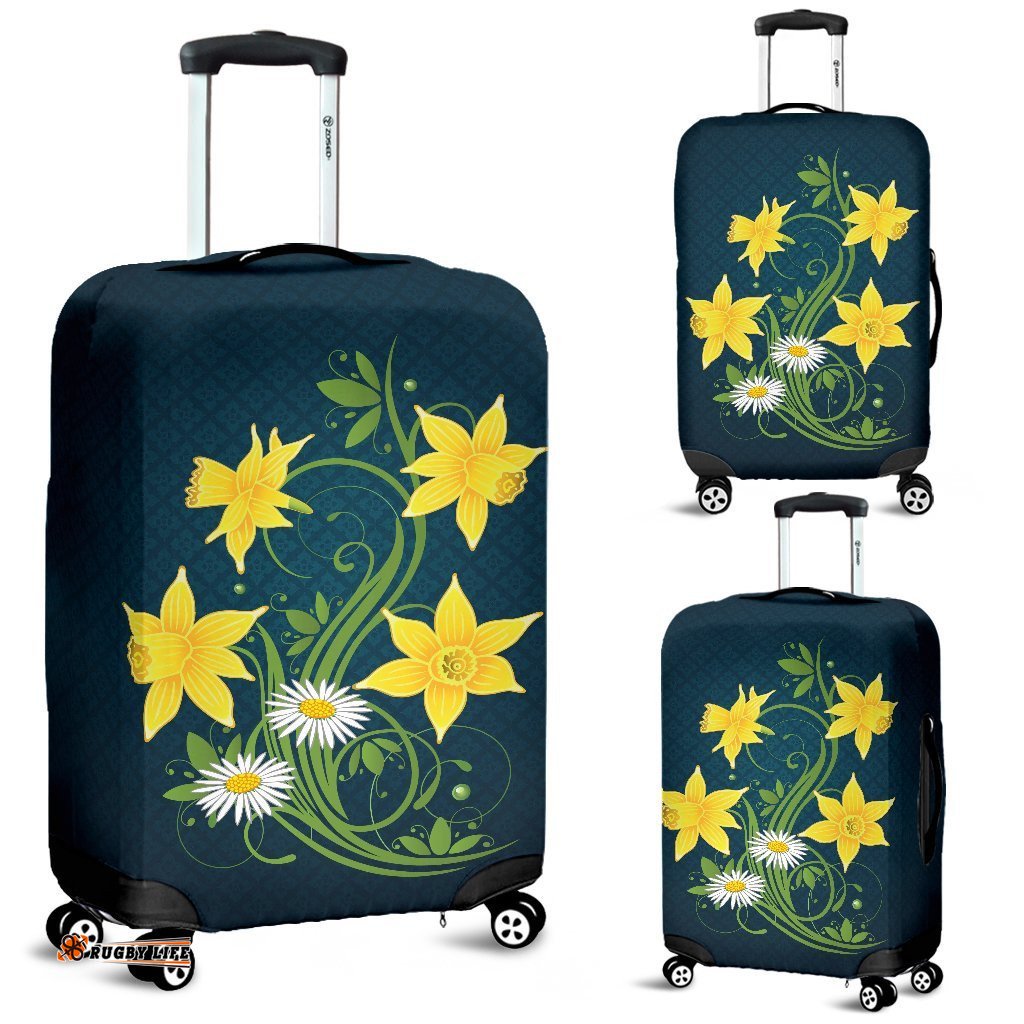 Wales Daffodil Symbol Luggage Cover