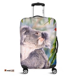Australia Koala Koala with a Scarlet Honeyeater Luggage Cover