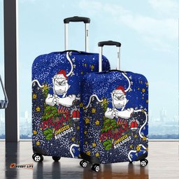 Canterbury Bankstown Bulldogs Christmas Custom Let's Get Lit Chrisse Pressie Luggage Cover