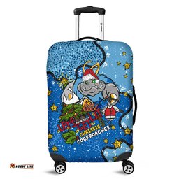 New South Wales Cockroaches Christmas Custom Let's Get Lit Chrisse Pressie Luggage Cover