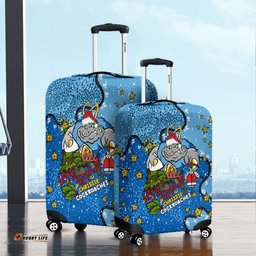 New South Wales Cockroaches Christmas Custom Let's Get Lit Chrisse Pressie Luggage Cover