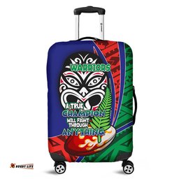 New Zealand Warriors A True Champion Will Fight Through Anything With Polynesian Patterns Luggage Cover