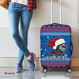 Custom Knights Rugby Luggage Cover Chirstmas Vibe