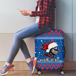 Custom Knights Rugby Luggage Cover Chirstmas Vibe