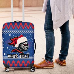 Custom Knights Rugby Luggage Cover Chirstmas Vibe