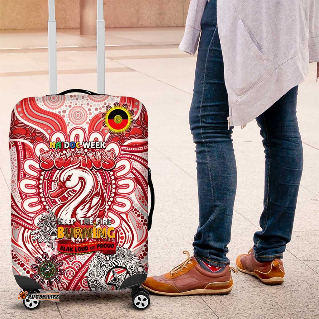 Sydney Swans NAIDOC Week 2024 Luggage Cover Mascot Football