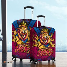 Brisbane Lions Ripped Legacy Of The Game Luggage Cover