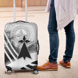 Brittany Celtic Luggage Covers Bretagne Stoat Ermine Grunge Style
