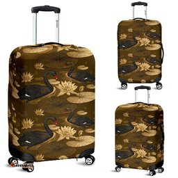 Australia Luggage Cover Swan Landscape Art