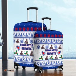 Newcastle Knights Christmas Newcastle Knights Special Ugly Christmas Luggage Cover