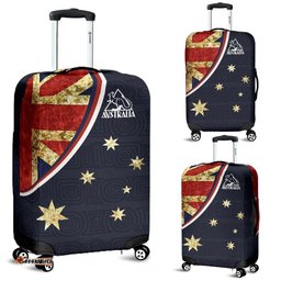 Luggage Cover Aus Flag Kangaroo Symbol Vintage