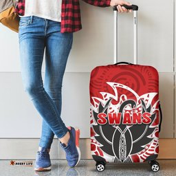 Sydney Luggage Covers Simple Indigenous Swans