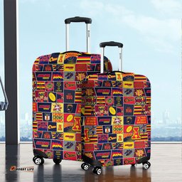 Adelaide Crows Legacy Of The Pride Comic Style Luggage Cover