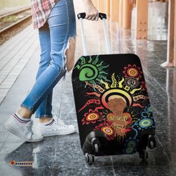 NAIDOC Week Luggage Cover Let's Fight Together
