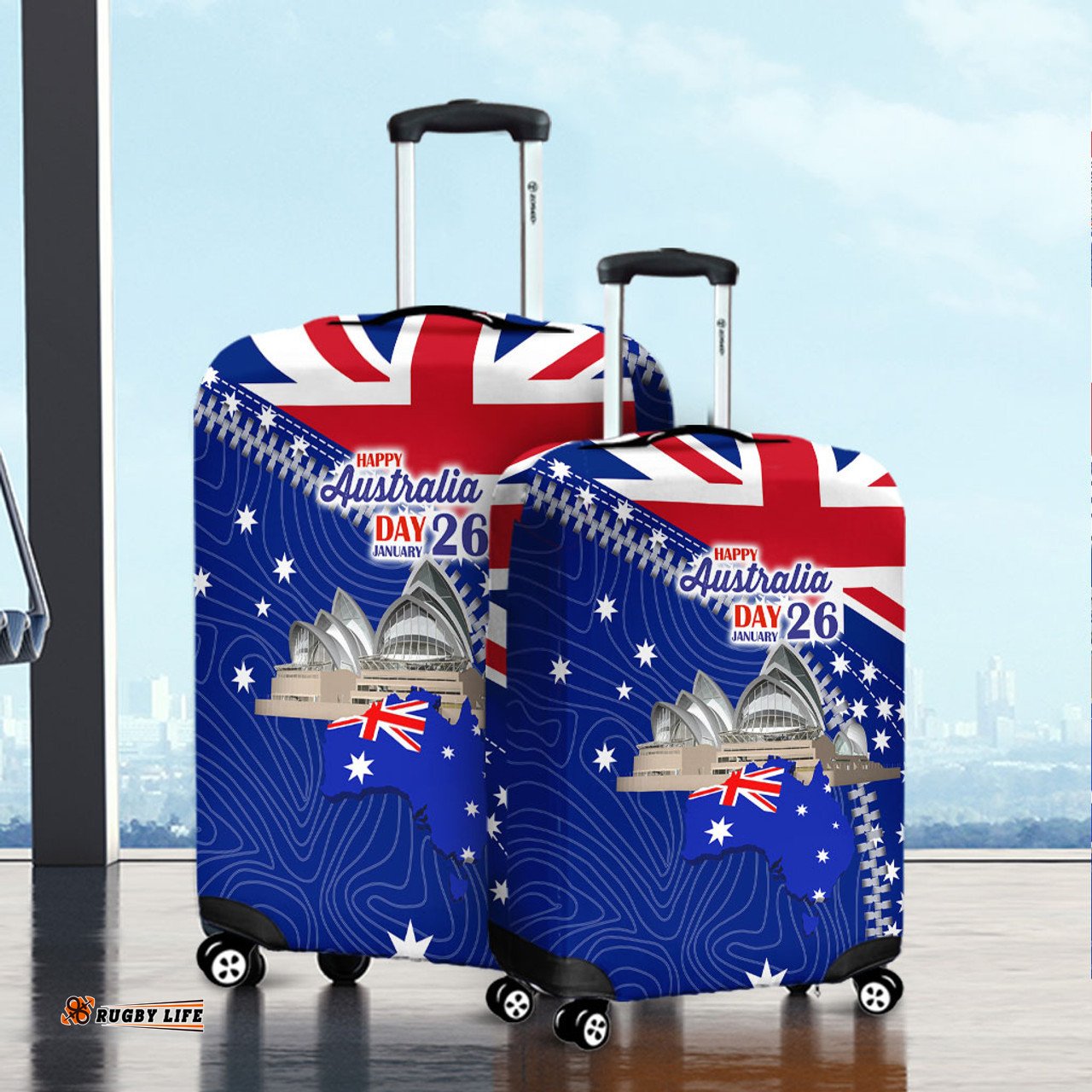 Australia Australia Day Happy Australia Day Luggage Cover