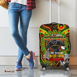 NAIDOC Week 2024 Panthers Luggage Cover Mascot Rugby