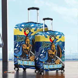 Gold Coast Titans Naidoc Week Custom For Our Elders Home Jersey Luggage Cover