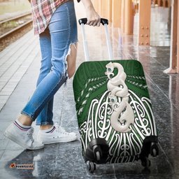 Maori Moko Tattoo Luggage Cover, Manaia Pounamu