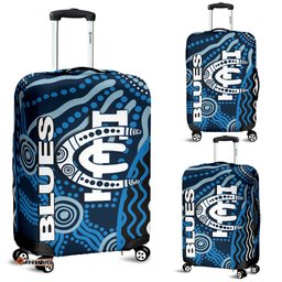 Carlton Blues Luggage Cover Aboriginal