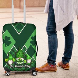St. Patrick Day Ireland Gnome Luggage Covers Shamrock